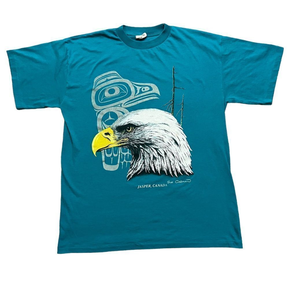 Vintage Sue Coleman Eagle Graphic Tee